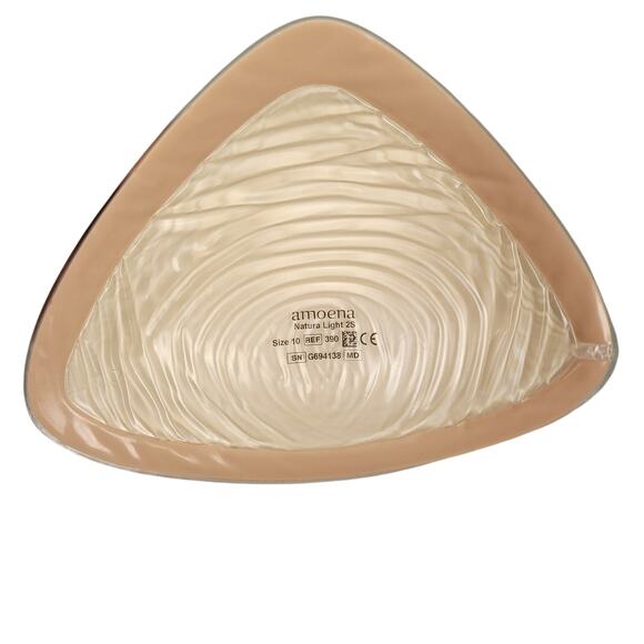 Amoena Essential Light 2S Size 10 Symmetrical Breast Form Prosthesis Mastectomy - Picture 6 of 7